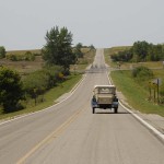 Larry and Linda leading through western Minnesota