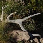 This is the kind of lawn ornament you find at a home where everyone in the family hunts.