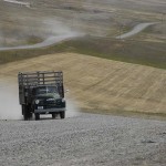 You couldn't cast a more suitable looking man to drive this old truck. Wish I'd have snapped a closeup as he went by.