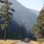 Starting down Rock Creek Road