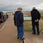 Reading the markers that described the battle