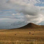 at first glance, this hill looked like a volcano.