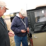 Replacing the batteries in a two way radio